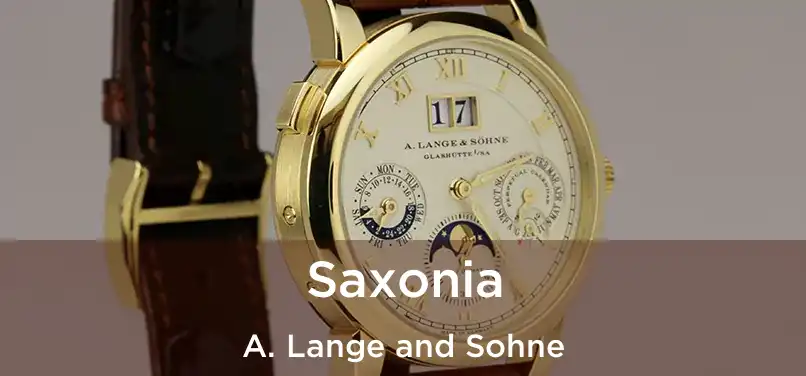  Saxonia A. Lange and Sohne